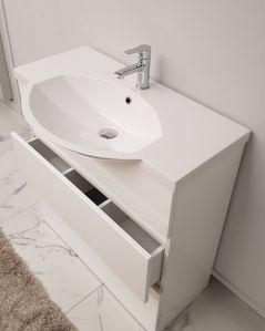 Mobile bagno Silvia 80 cm con lavabo in resina