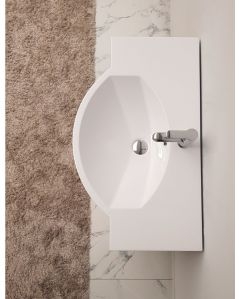 Mobile bagno Silvia 80 cm con lavabo in resina