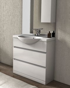 Mobile bagno Silvia 80 cm con lavabo in resina