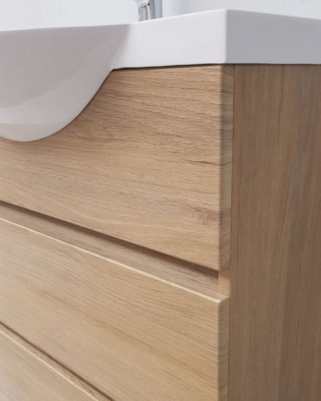 Mobile bagno Silvia 80 cm con lavabo in resina Mobile bagno Silvia 80 cm con lavabo in resina