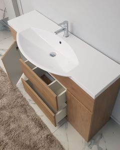 Mobile bagno Silvia 120 cm con lavabo in resina