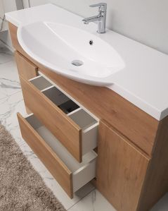 Mobile bagno Silvia 120 cm con lavabo in resina