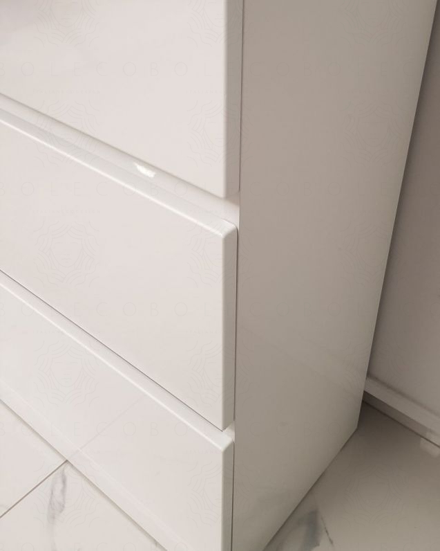 Mobile bagno a terra Silvia, cm.80, completo di specchio e Mobile bagno a terra Silvia, cm.80, completo di specchio e
