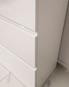 Mobile bagno a terra Silvia, cm.80, completo di specchio e