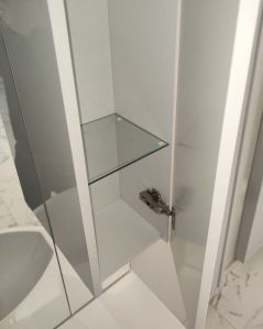 Mobile bagno a terra Silvia, 80 cm completo di specchio e
