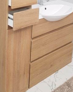 Mobile bagno a terra Silvia, cm.110, completo di specchio