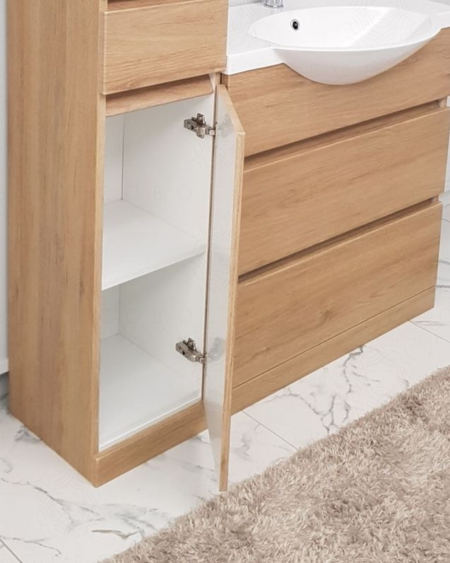 Mobile bagno a terra Silvia, cm.110, completo di specchio Mobile bagno a terra Silvia, cm.110, completo di specchio