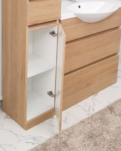 Mobile bagno a terra Silvia, cm.110, completo di specchio