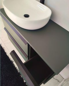 Mobile bagno sospeso Laguna cm 106 e top in mdf