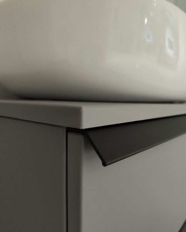 Mobile bagno sospeso Laguna cm 106 e top in mdf Mobile bagno sospeso Laguna cm 106 e top in mdf