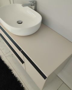 Mobile bagno sospeso Laguna cm 106 e top in mdf