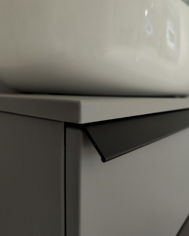 Mobile bagno sospeso Laguna cm 140 e top in mdf – 4 cassetti Mobile bagno sospeso Laguna cm 140 e top in mdf – 4 cassetti