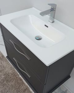 copy of Mobile bagno sospeso Alba 74 cm con lavabo in ceramica