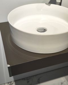 Mensolone bagno 60 cm con staffe regolabili