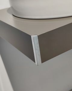 Mensolone bagno 60 cm con staffe regolabili