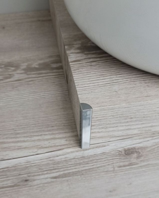 Mensolone bagno da cm.85 a cm.110, completo di staffe