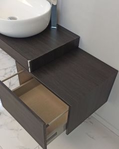Mensolone bagno da 100 a 140 cm con staffe regolabili, lavabo