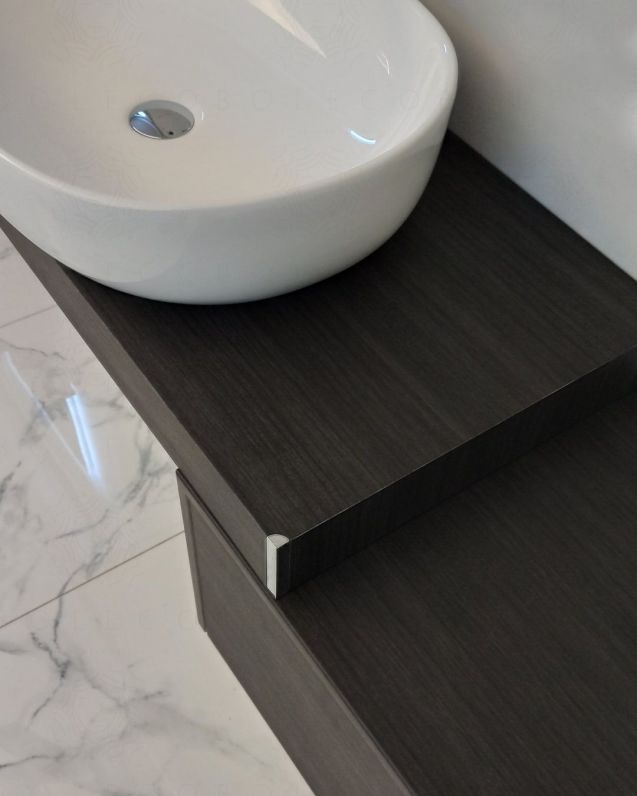 Mensolone bagno da 100 a 140 cm con staffe regolabili, lavabo Mensolone bagno da 100 a 140 cm con staffe regolabili, lavabo