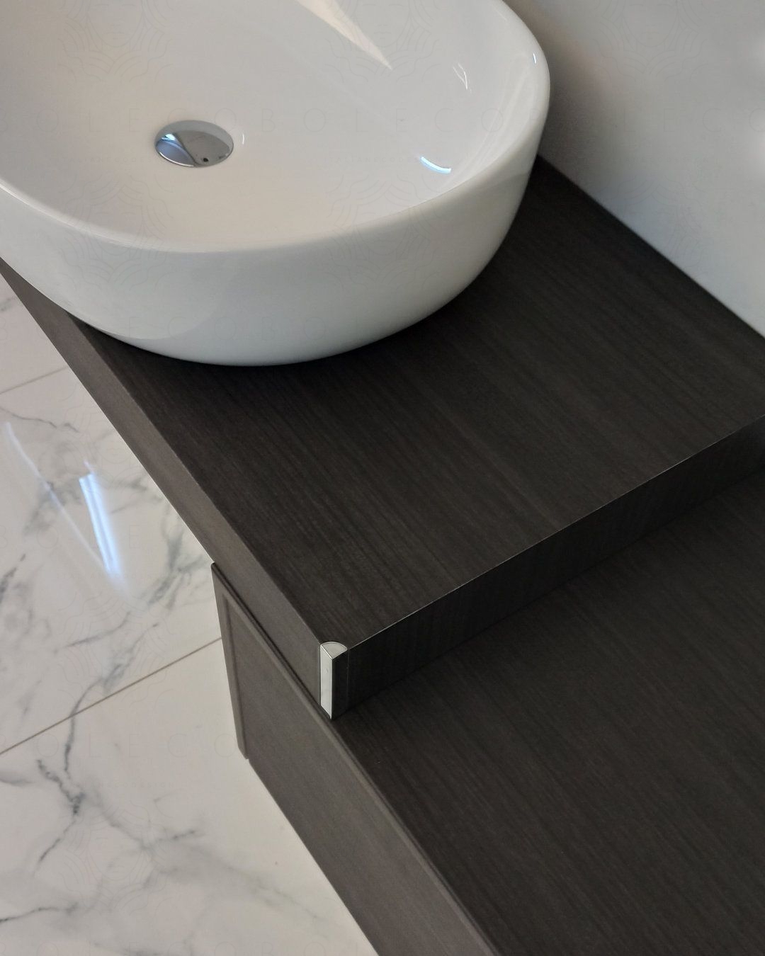 Mensolone bagno da 100 a 140 cm con staffe regolabili, lavabo Mensolone bagno da 100 a 140 cm con staffe regolabili, lavabo