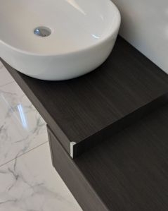 Mensolone bagno da 100 a 140 cm con staffe regolabili, lavabo