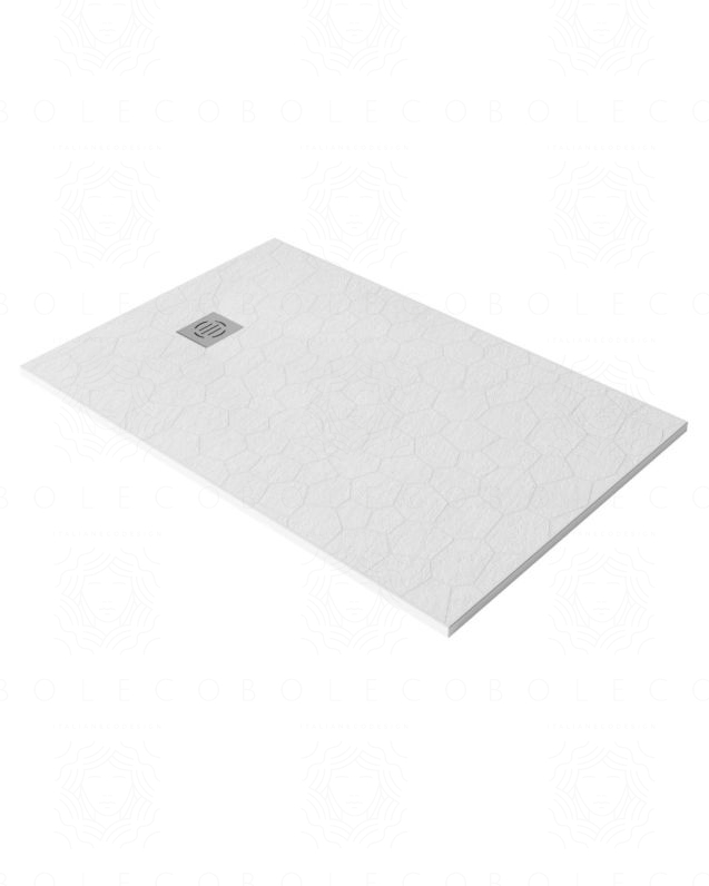 Piatto doccia smc 100x80 cm bianco slim riducibile – Sofia