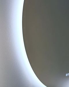 Specchio led cm 47 dimmerabile e con accensione touch