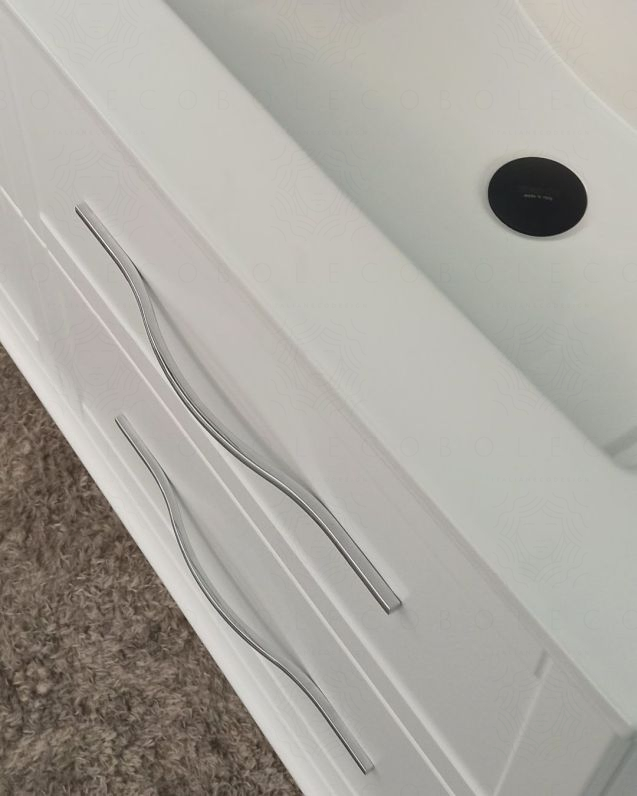 Mobile bagno sospeso Alba con 4 cassetti e doppio lavabo - 120 Mobile bagno sospeso Alba con 4 cassetti e doppio lavabo - 120