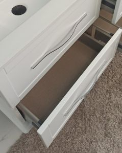 Mobile bagno sospeso Alba con 4 cassetti e doppio lavabo - 120
