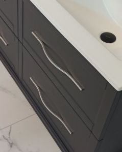 Mobile bagno sospeso Alba con 4 cassetti e doppio lavabo - 120