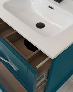 Mobile bagno sospeso Alba con 4 cassetti e doppio lavabo - 120