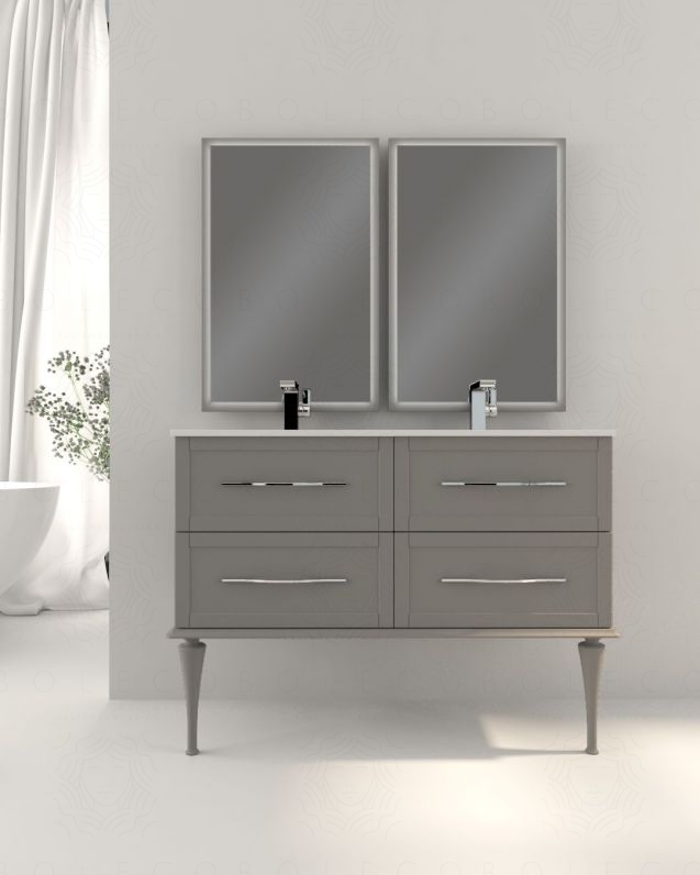 Mobile bagno sospeso Alba con lavabo in ceramica, 120 cm