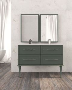 Mobile bagno sospeso Alba con 4 cassetti e doppio lavabo - 120
