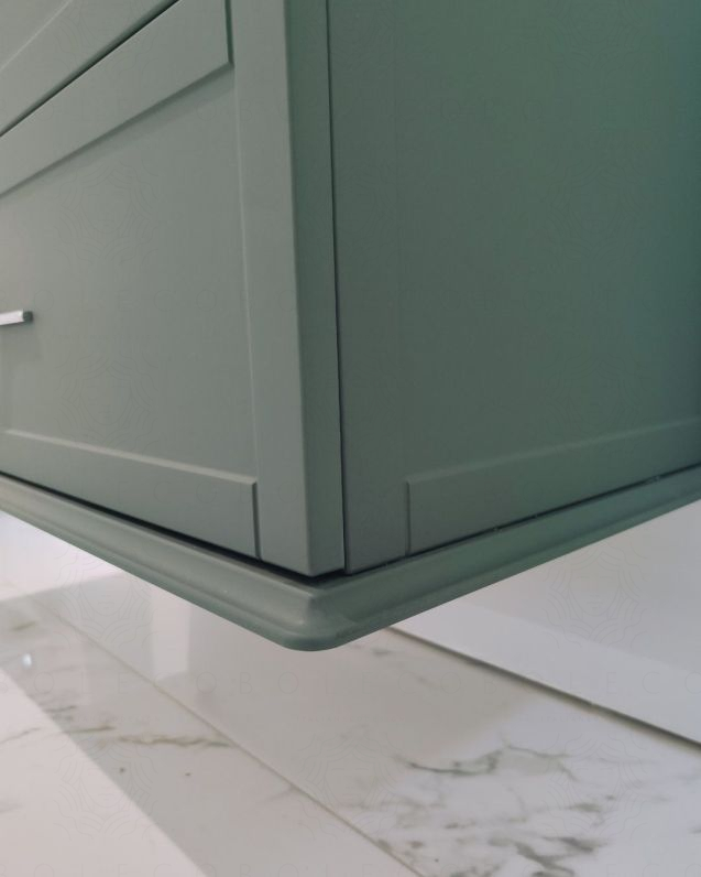 Mobile bagno sospeso Alba con 4 cassetti e doppio lavabo - 120