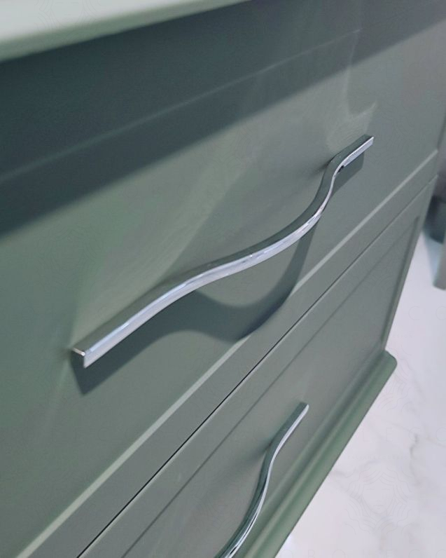 Mobile bagno sospeso Alba con 4 cassetti e doppio lavabo - 120