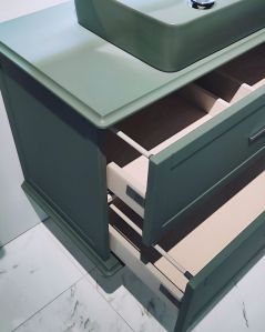 Mobile bagno sospeso 100 cm con cassetti e top - Alba