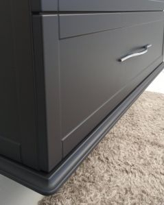 Mobile bagno sospeso 100 cm con cassetti e top - Alba