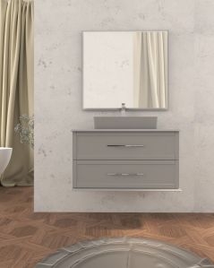 Mobile bagno sospeso 100 cm con cassetti e top - Alba