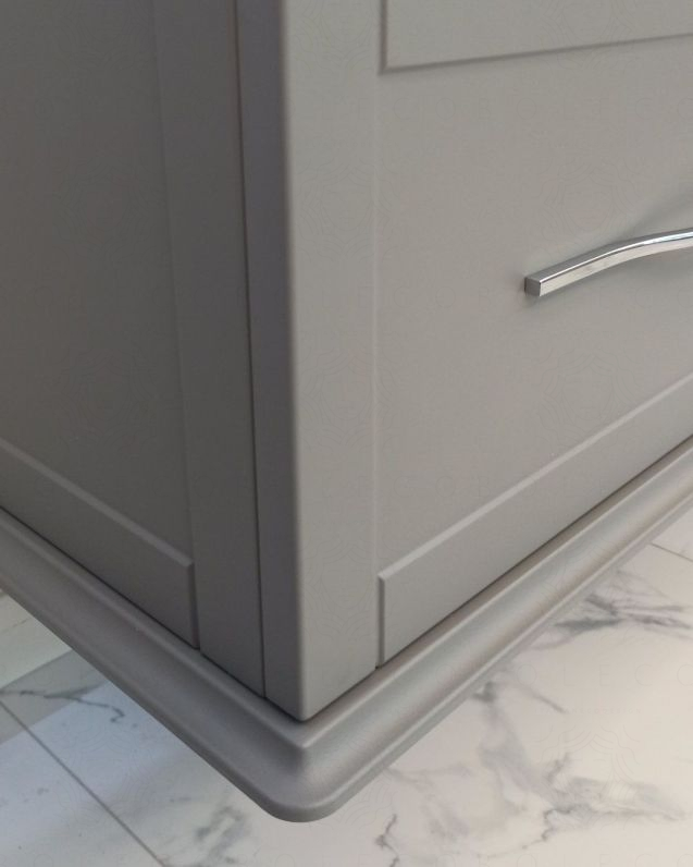 Mobile bagno sospeso 100 cm con cassetti e top - Alba