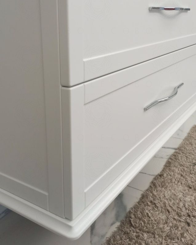 Mobile bagno sospeso 100 cm con cassetti e top - Alba