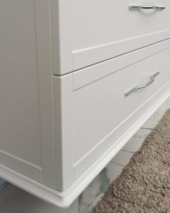 Mobile bagno sospeso 100 cm con cassetti e top - Alba