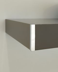 Mensolone bagno 90 cm completo di lavabo in resina e mensola