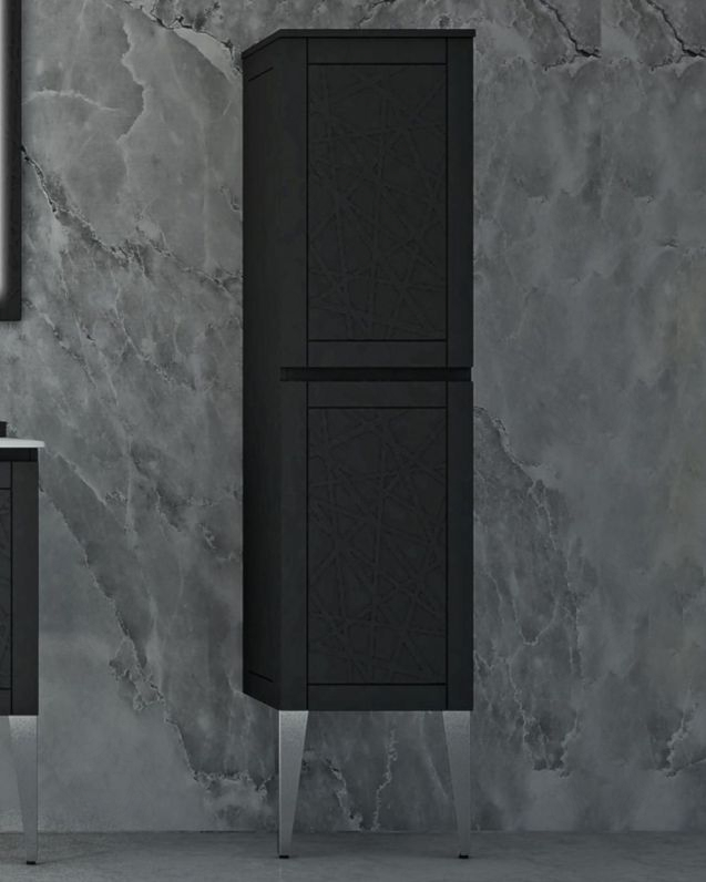 Colonna bagno Beverly cm 40x172 con 2 ante e piedini Colonna bagno Beverly cm 40x172 con 2 ante e piedini