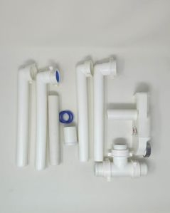 Sifone universale salvaspazio per mobile bagno doppio lavabo