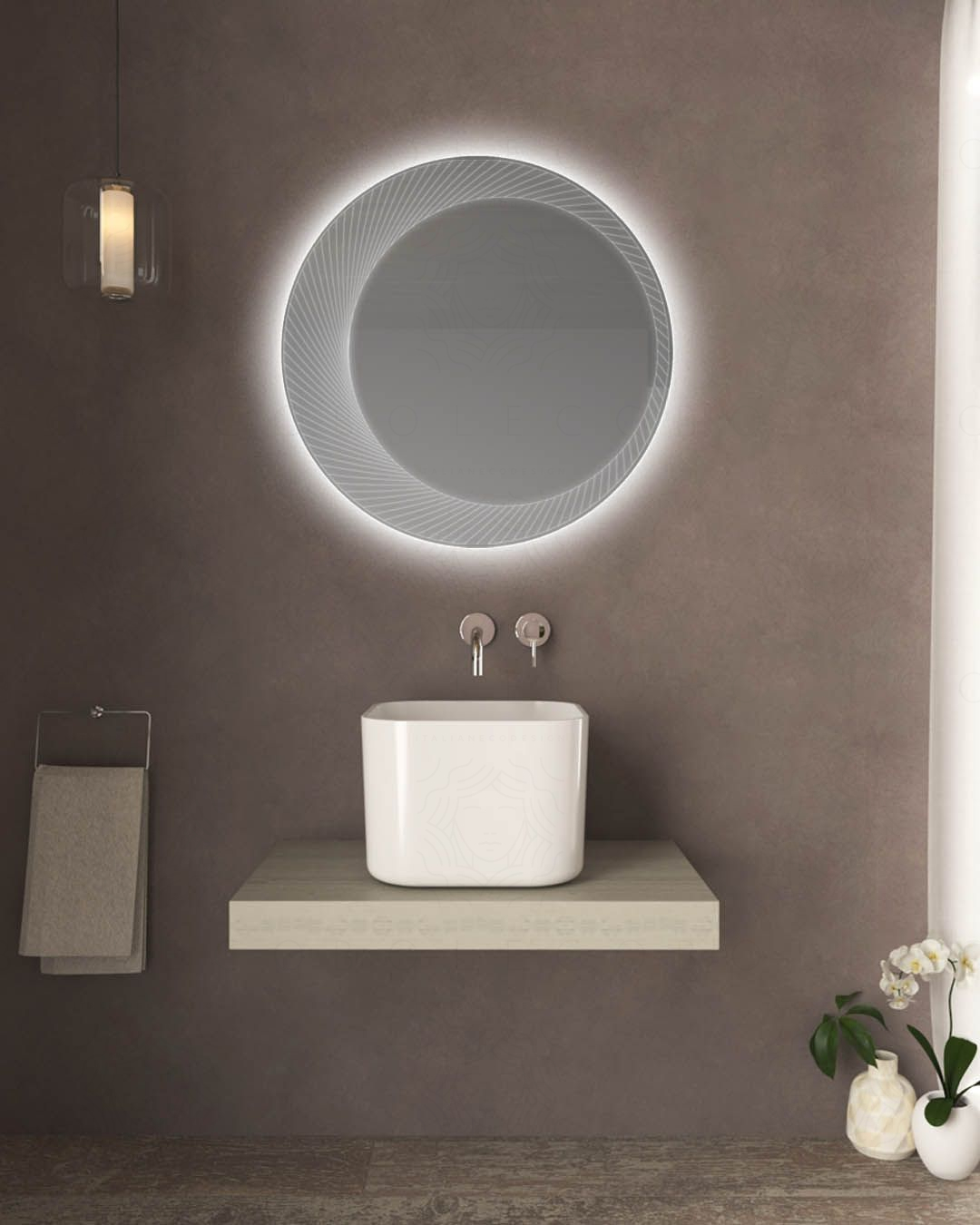 Mensolone bagno 80 cm Chic rovere grigio Mensolone bagno 80 cm Chic rovere grigio