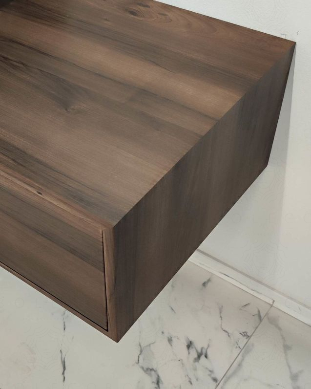 Cassettiera 50 cm noce con 1 cassetto per Mensolone bagno Chic Cassettiera 50 cm noce con 1 cassetto per Mensolone bagno Chic