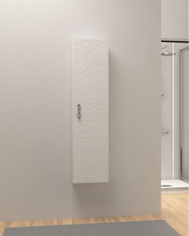 Colonna bagno sospesa Noemi 35x140 cm bianco opaco