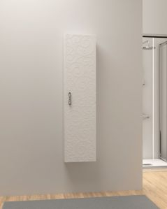 Colonna bagno sospesa Noemi 35x140 cm bianco opaco