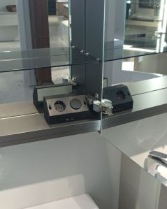 Specchio bagno contenitore led 60x70