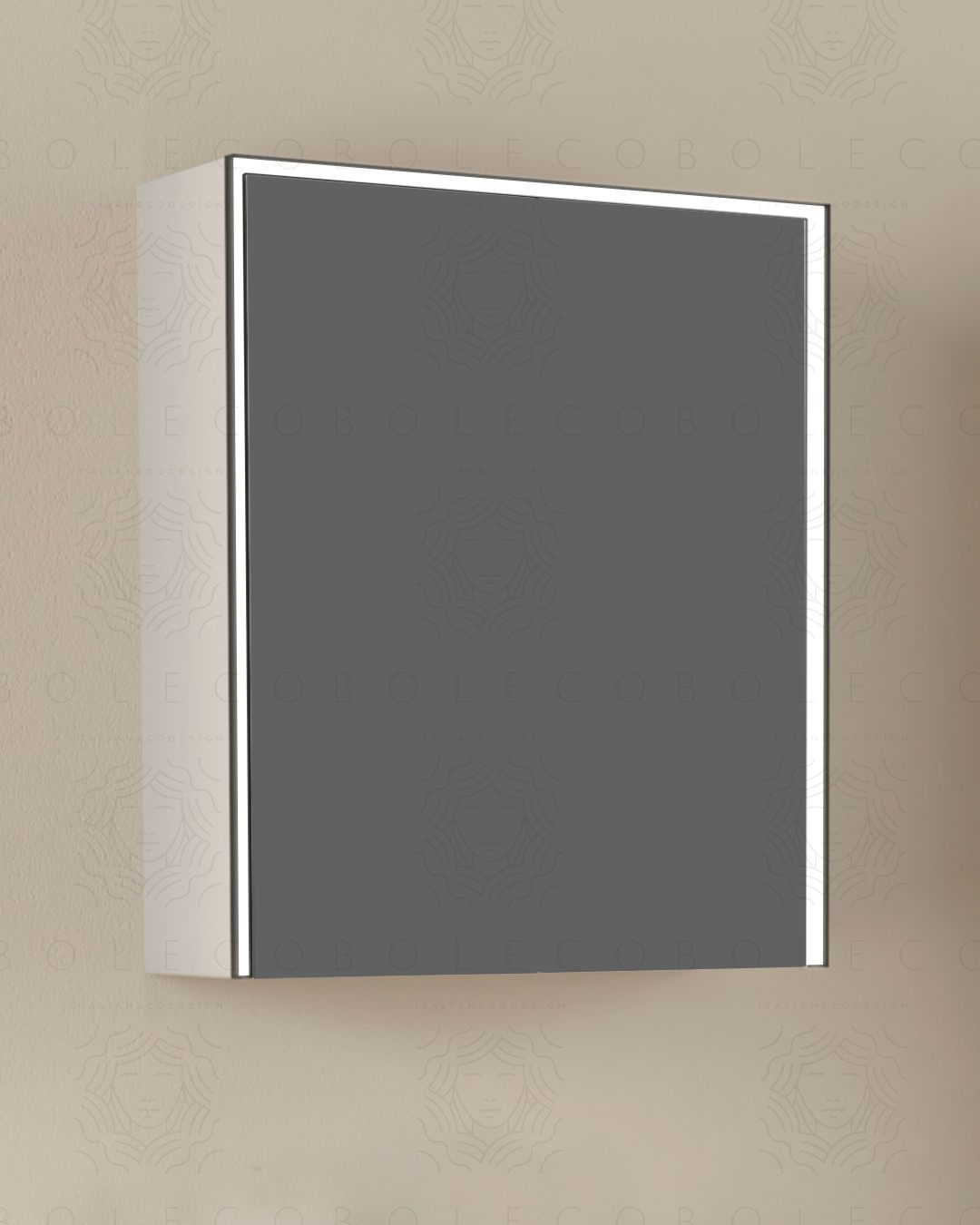 Specchio bagno contenitore led 60x70 Specchio bagno contenitore led 60x70