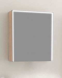 Specchio bagno contenitore led 60x70
